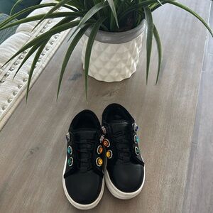 EUC KURT GEIGER LANEY OCTAVIA JEWEL SNEAKERS 💛❤️🩵💙